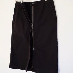 Uniqlo U heavyweight midi skirt size 10